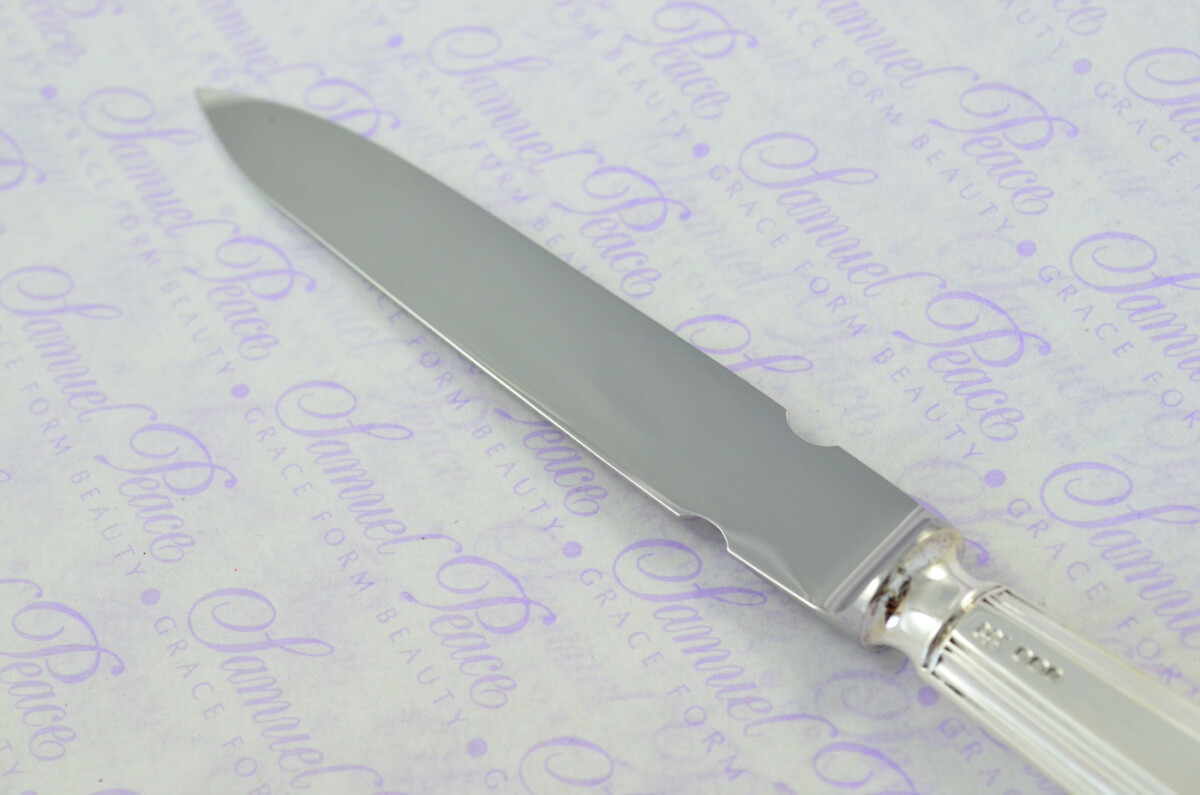 Mappin & Webb Sheffield Sterling Silver Handled Letter Opener Kings Pattern 1973 Cased - Image 5