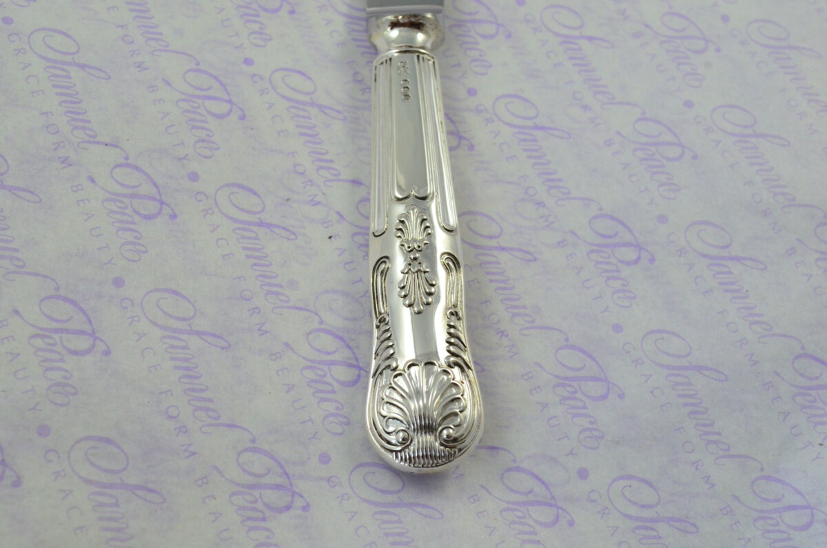 Mappin & Webb Sheffield Sterling Silver Handled Letter Opener Kings Pattern 1973 Cased - Image 7