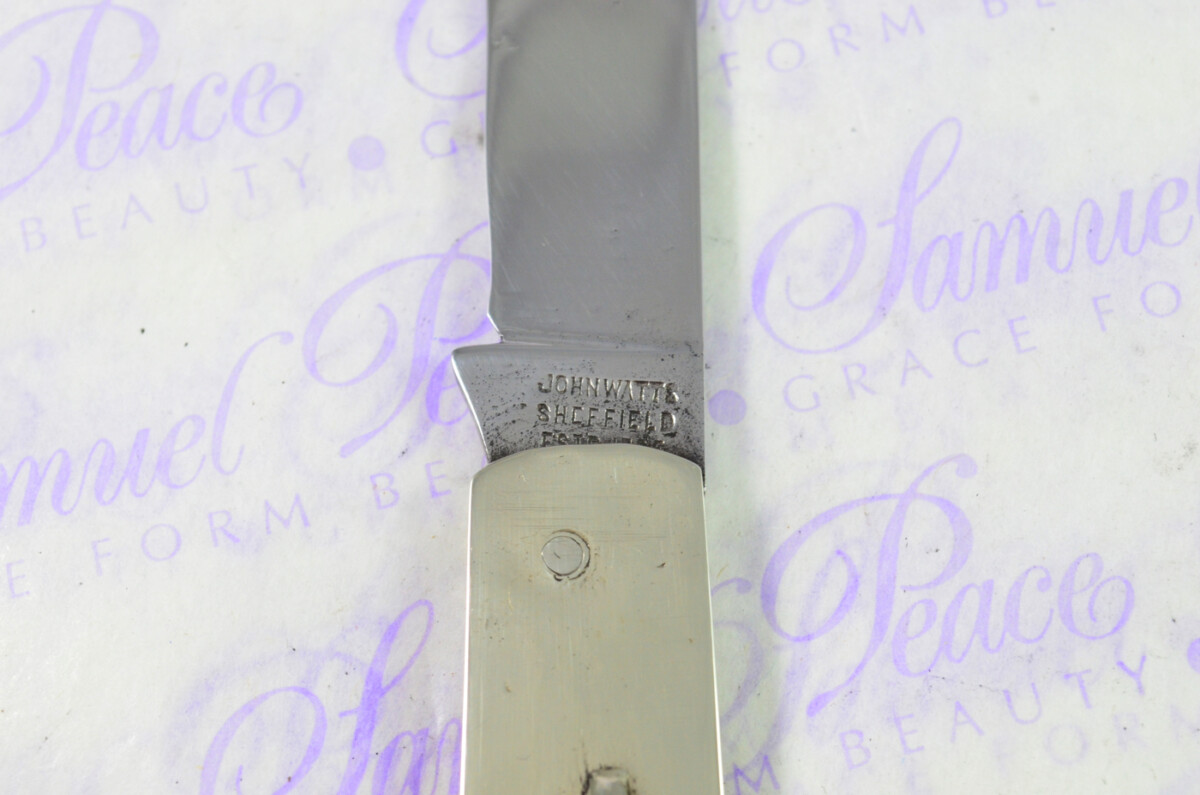 Antique RARE Sheffield Campaign Set Knife Fork & Spoon Genuine John Watts Made in Sheffield England - Image 14