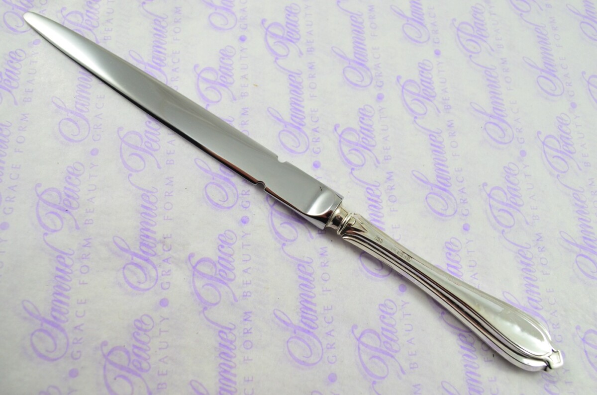 William Yates Sheffield Sterling Silver Handled Letter Opener/Paper knife Kirkurd Pattern 1918 - Image 2