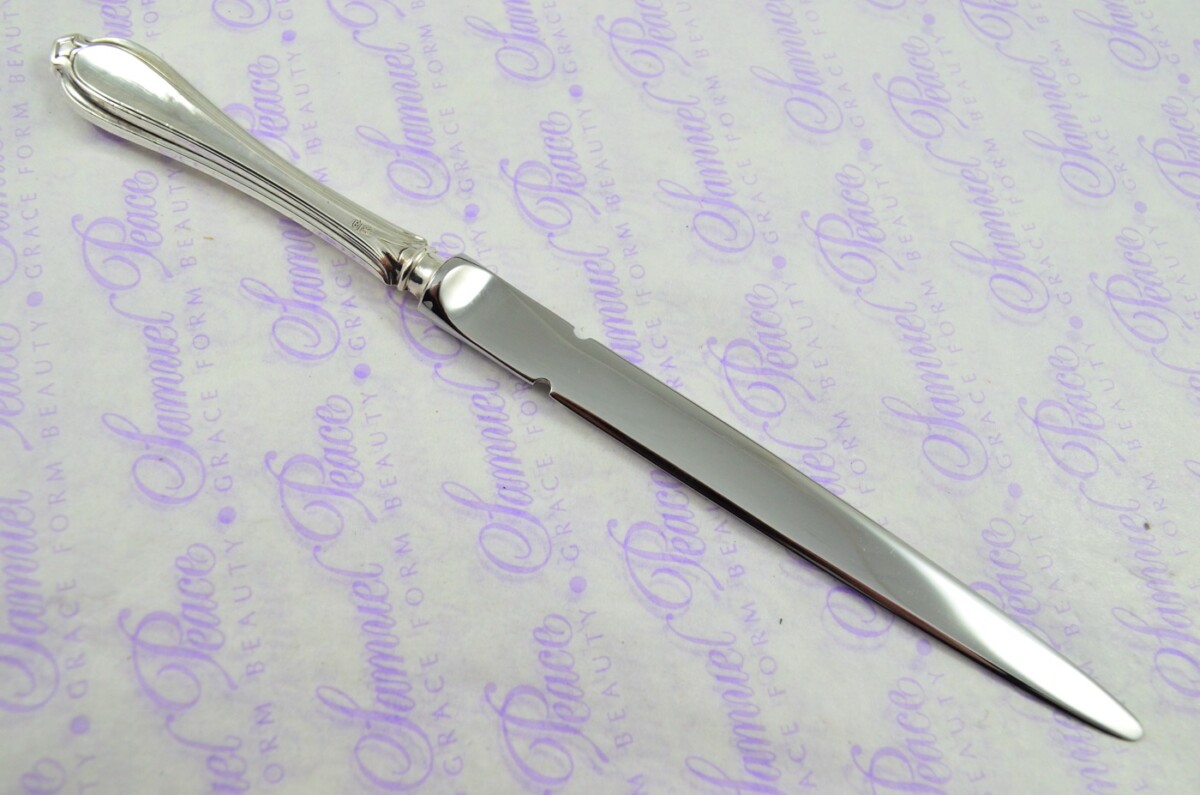 William Yates Sheffield Sterling Silver Handled Letter Opener/Paper knife Kirkurd Pattern 1918 - Image 4