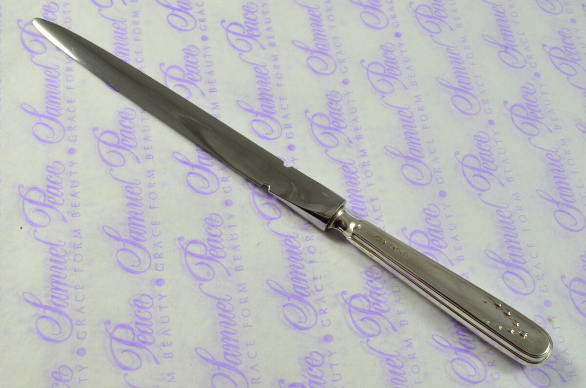 C H Beatson Baslow Pattern Sterling Silver Letter Opener Sheffield 1928 - Image 4