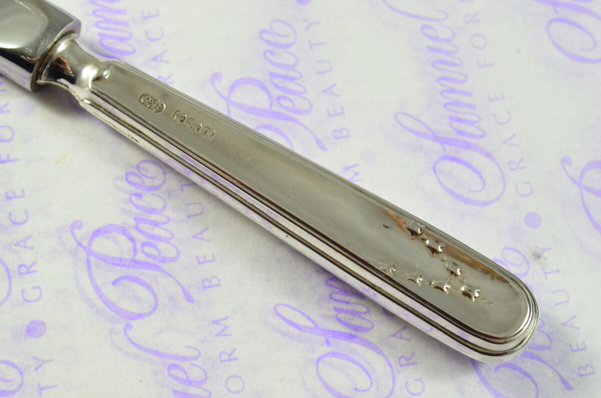 C H Beatson Baslow Pattern Sterling Silver Letter Opener Sheffield 1928 - Image 5