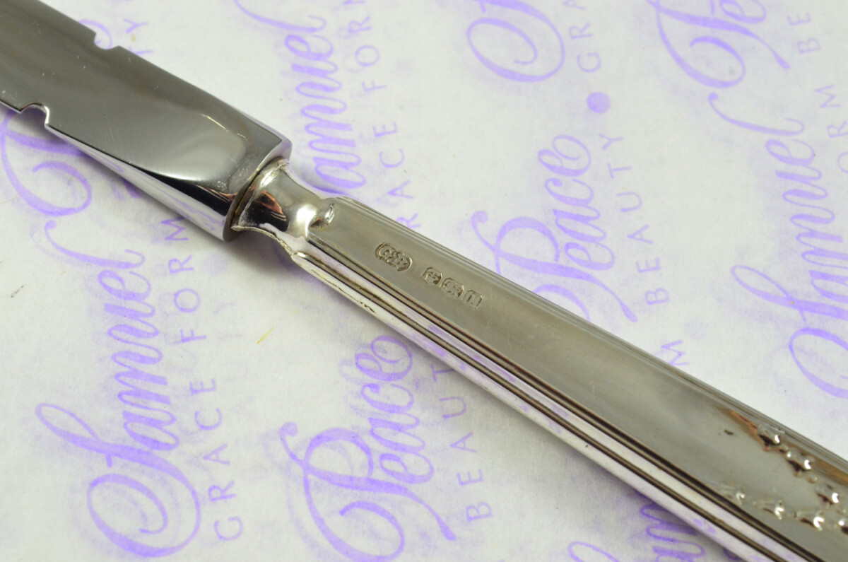 C H Beatson Baslow Pattern Sterling Silver Letter Opener Sheffield 1928 - Image 6