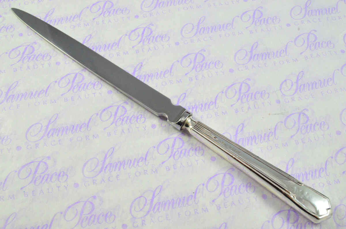 William Yates Sheffield Sterling Silver Handled Letter Opener Ashton Pattern 1963 Cased - Image 3