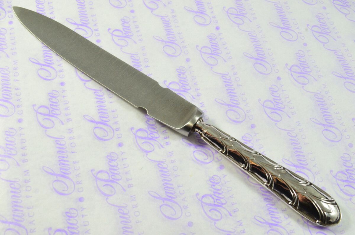 John Biggin Abney Pattern Sterling Silver Letter Opener Sheffield 1914 - Image 3