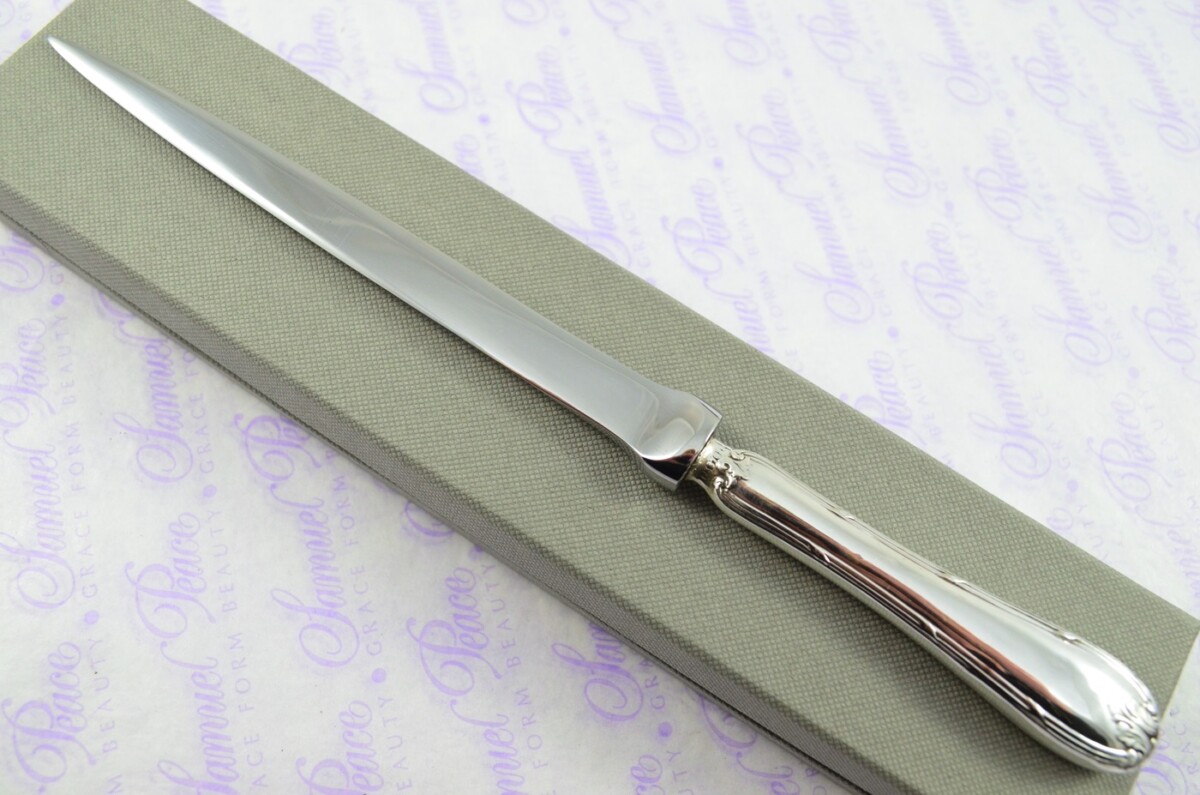 Sheffield Silver Plate Handled Letter Opener/Paper knife Empire Pattern