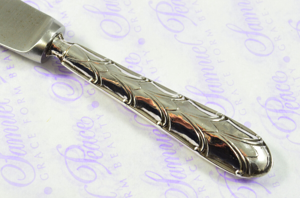 John Biggin Abney Pattern Sterling Silver Letter Opener Sheffield 1914 - Image 6
