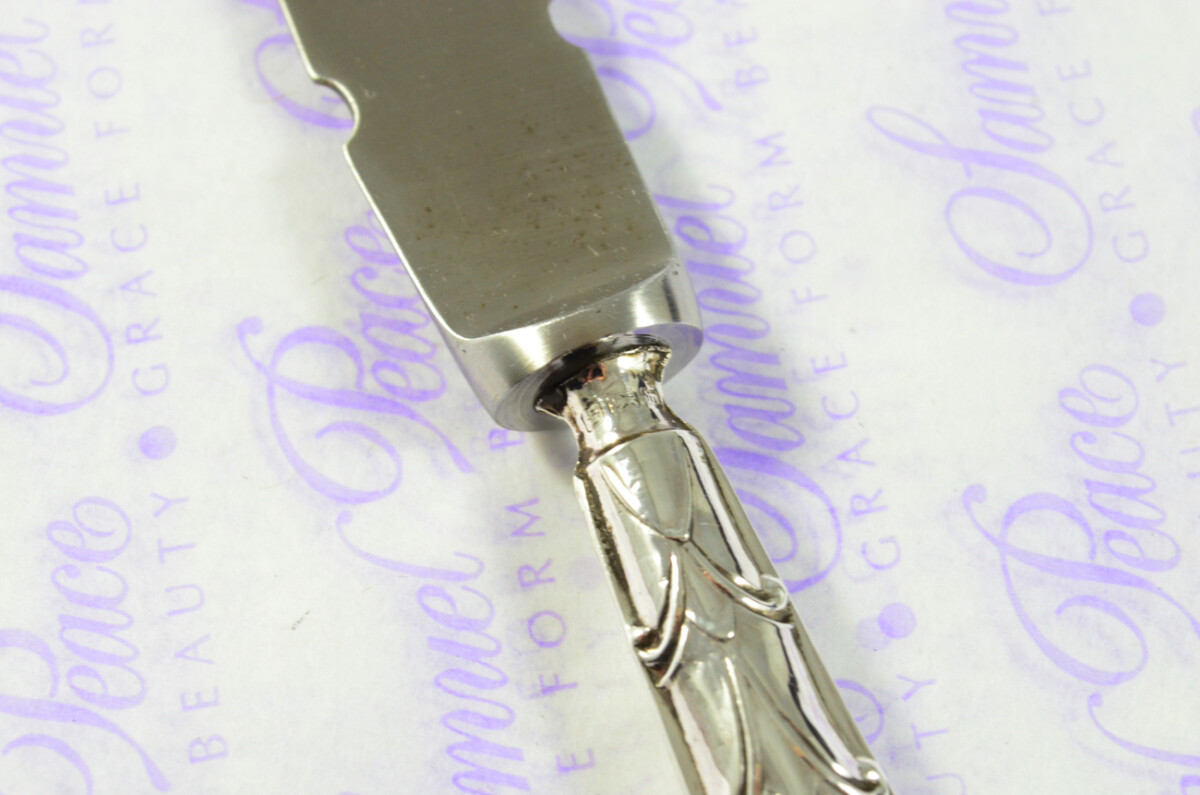 John Biggin Abney Pattern Sterling Silver Letter Opener Sheffield 1914 - Image 8