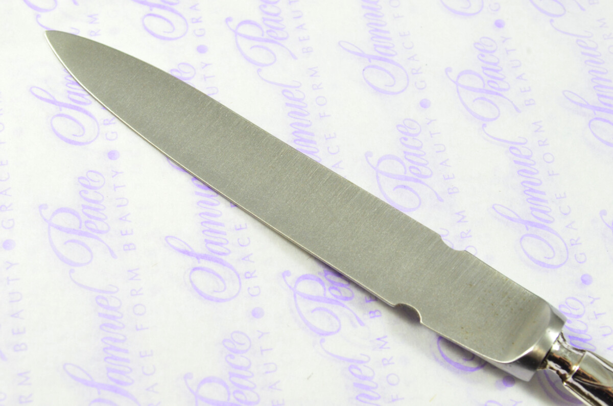 John Biggin Abney Pattern Sterling Silver Letter Opener Sheffield 1914 - Image 4