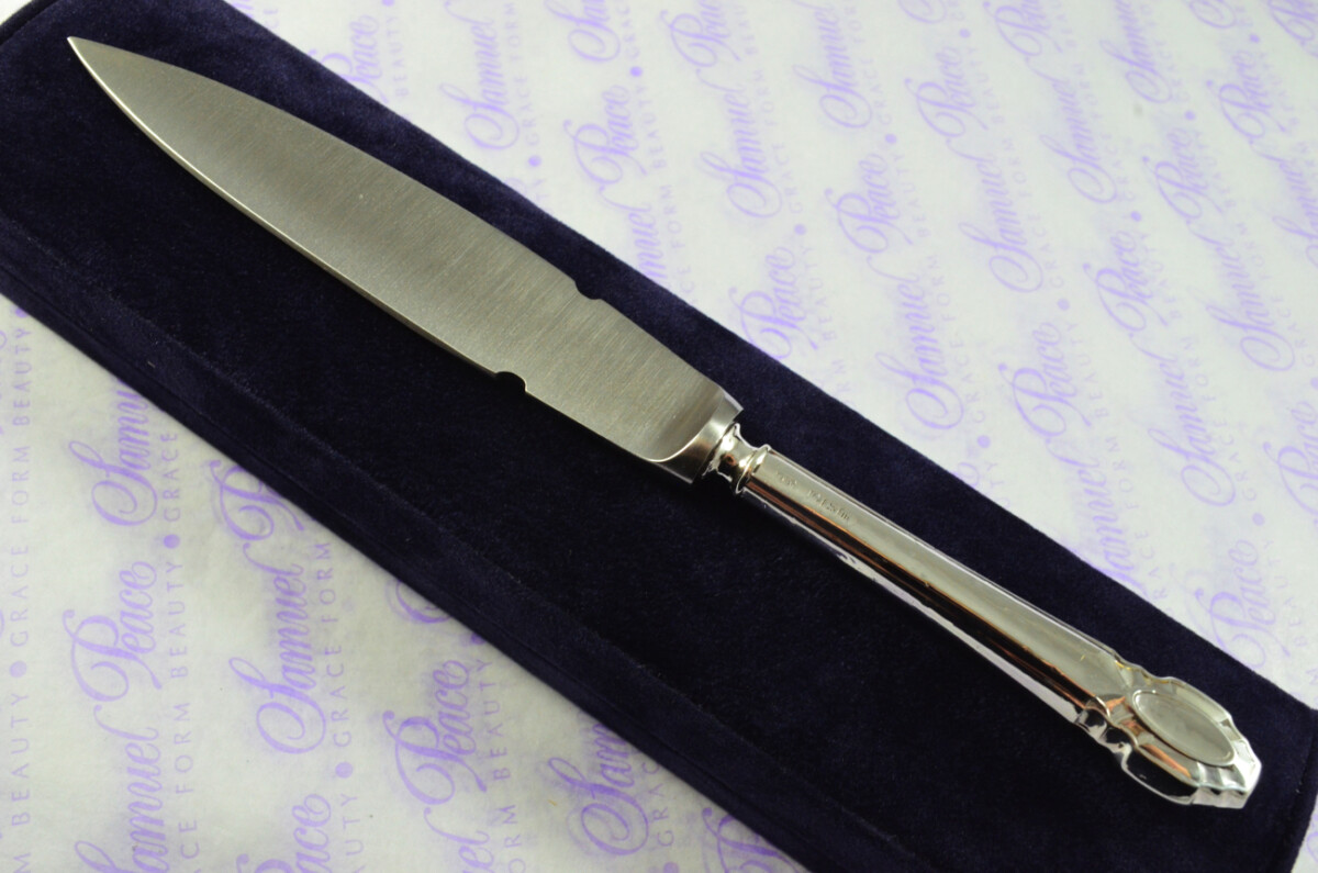 Henry Wigfall Mirror Pattern Sterling Silver Letter Opener Sheffield 1914