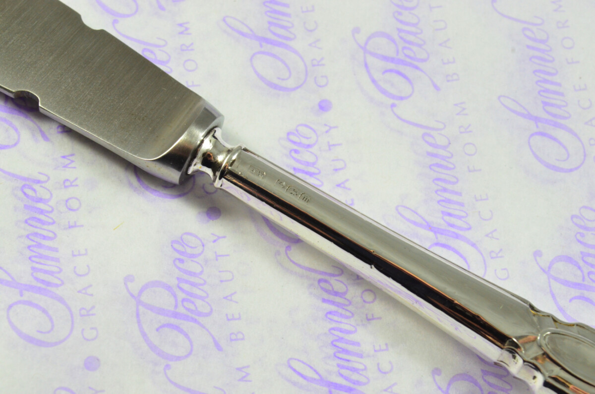Henry Wigfall Mirror Pattern Sterling Silver Letter Opener Sheffield 1914 - Image 7