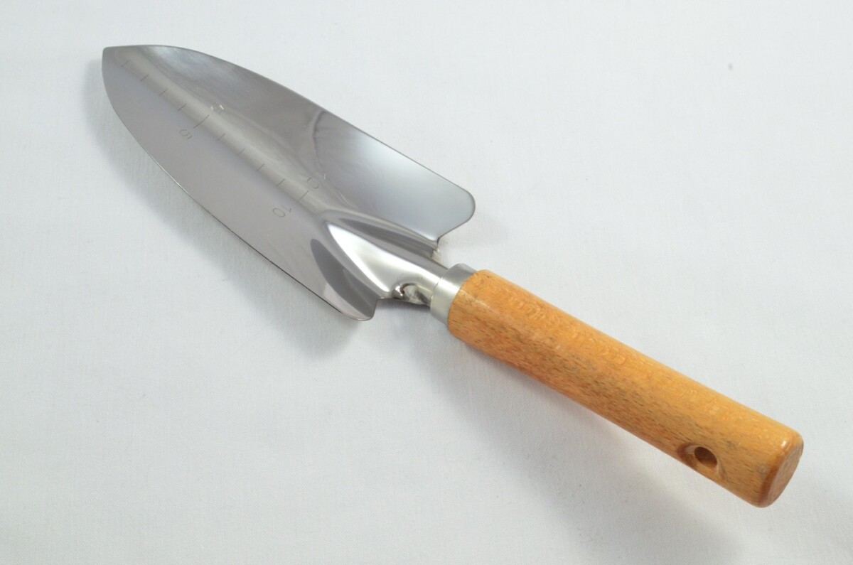 NEW Premium Stainless Steel Wooden Handled Gardening Trowel Set Free Engraving - Image 7