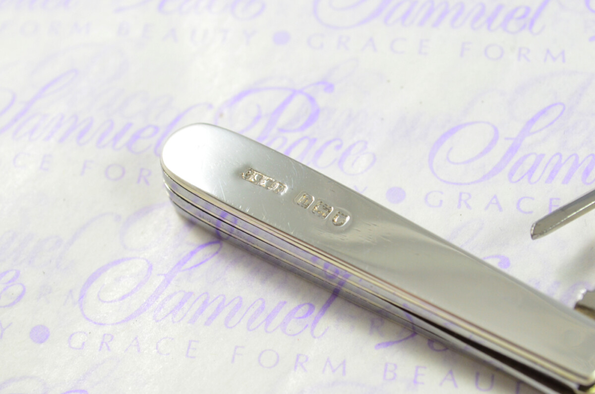Amazing Beautiful Silver Scaled 3 Piece Fully Restored London Made Pen/Pocket Knife 1903 - Image 7