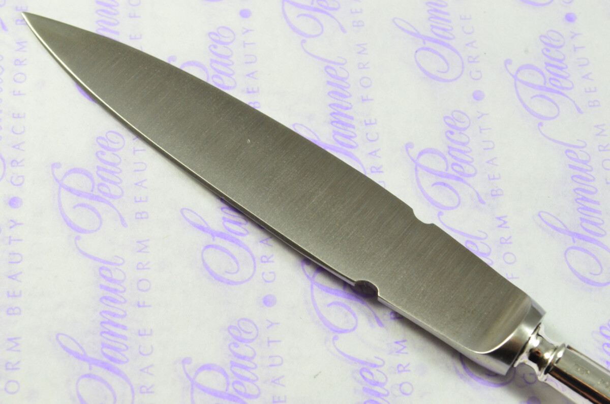 Henry Wigfall Mirror Pattern Sterling Silver Letter Opener Sheffield 1914 - Image 6