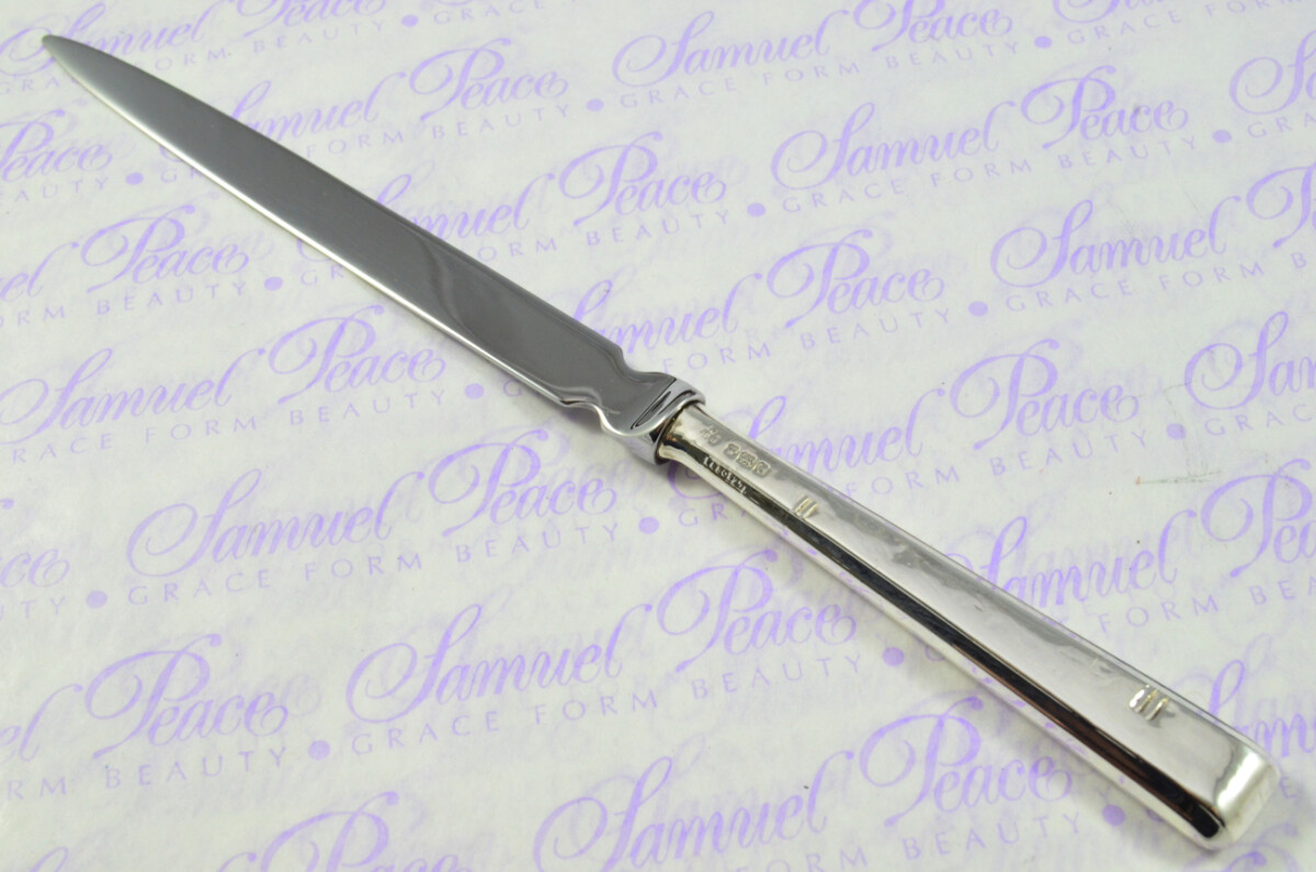 Charles Henry Biggin Sheffield Sterling Silver Handled Letter Opener Bowdon Pattern 1936 Cased - Image 7