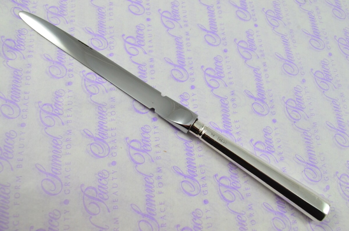 Thomas Bradbury & Sons Sheffield Sterling Silver Handled Letter Opener/Paper knife Comrie Pattern 1910 - Image 2