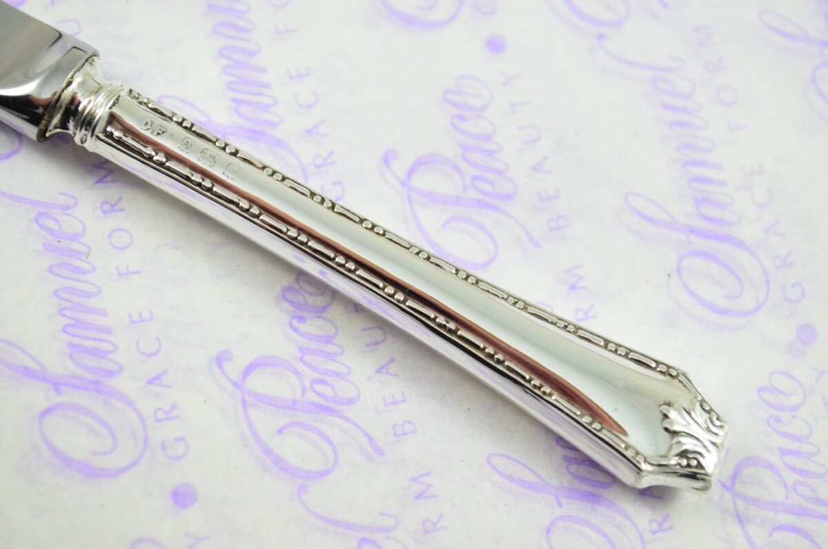 D.F. London Silver Handled Letter Opener/Paper knife Kingarth Pattern 1929 - Image 3