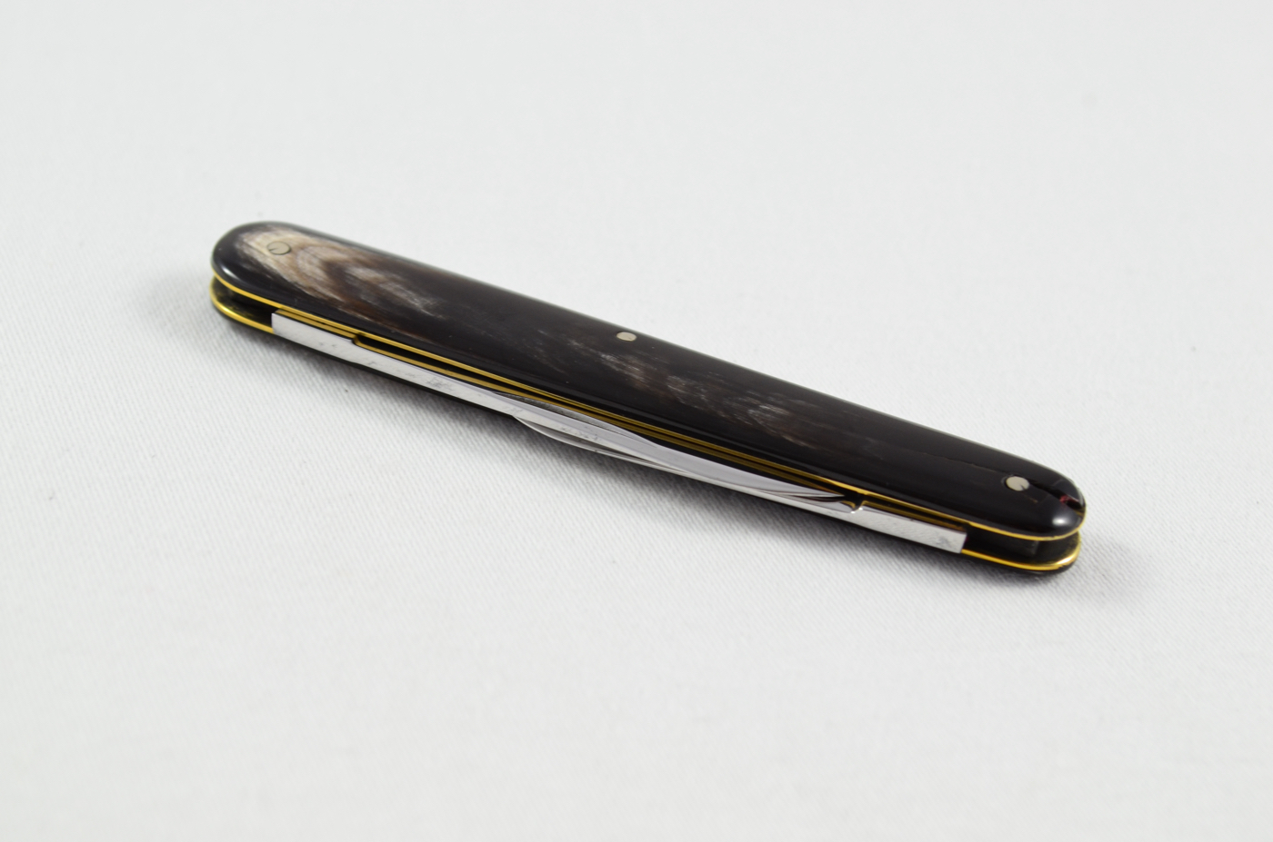 Manchester R. Kelly 2 Piece Buffalo Horn Handled Pen Knife c.1940 - Image 6