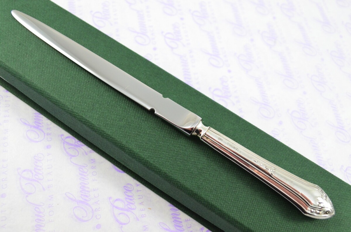 William Yates Sheffield Sterling Silver Handled Letter Opener/Paper knife Regent Pattern 1924