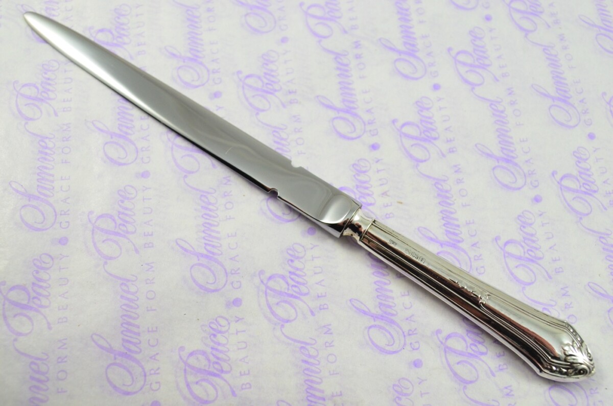 William Yates Sheffield Sterling Silver Handled Letter Opener/Paper knife Regent Pattern 1924 - Image 2