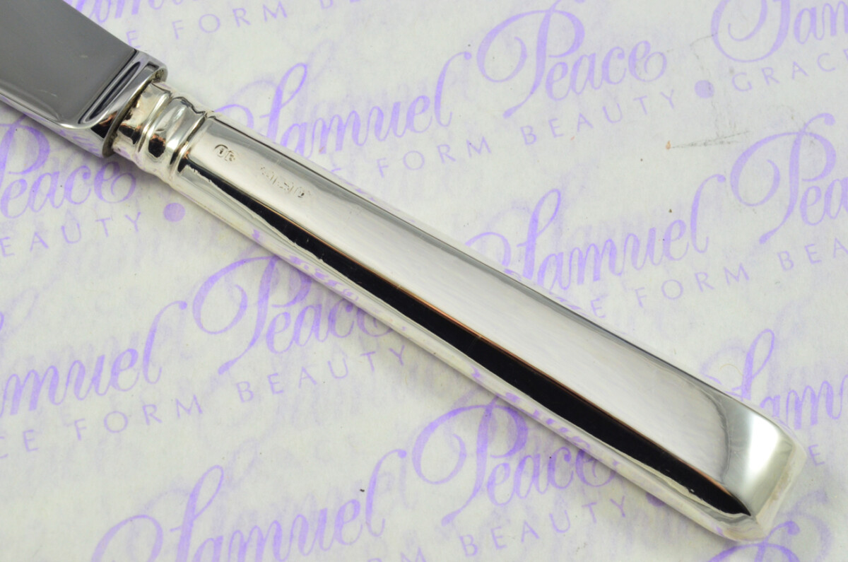 John Yates Sheffield Sterling Silver Handled Letter Opener Holborn Pattern 1916 Cased - Image 4