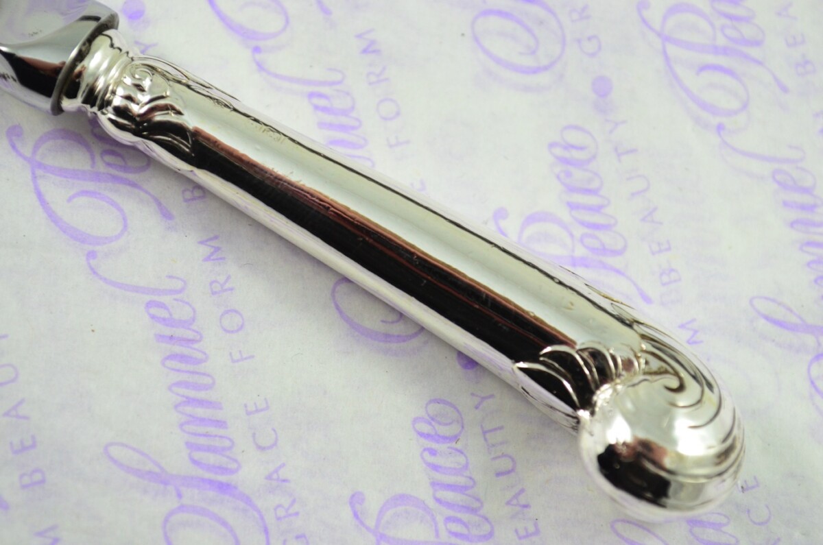 John Sanderson & Co Sheffield Sterling Silver Handled Letter Opener/Paper knife Pistol Pattern 1900 - Image 3