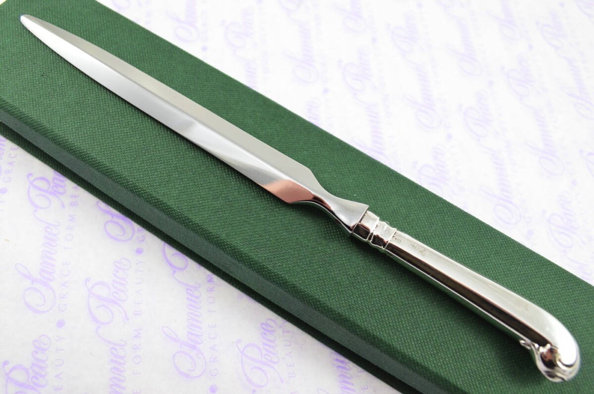 George Henry Beatson Sheffield Sterling Silver Handled Letter Opener/Paper knife Pistol Pattern 1903