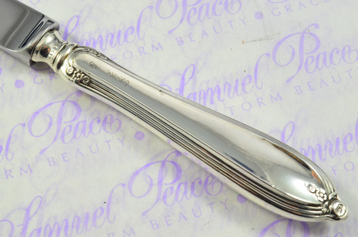 John Biggin Sheffield Sterling Silver Handled Letter Opener Keelham Pattern 1917 Cased - Image 4