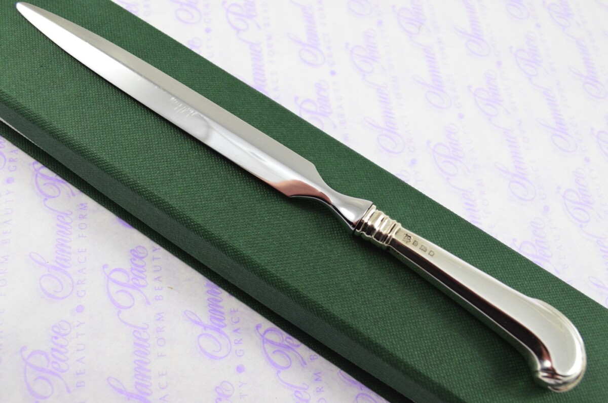 R.C. London Silver Handled Letter Opener/Paper knife Octagonal Pistol Pattern 1933