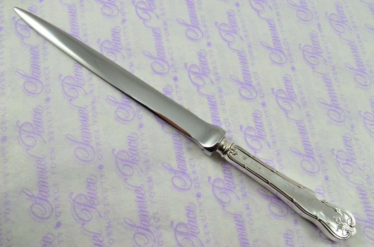 James Deakin Sheffield Sterling Silver Handled Letter Opener/Paper knife Fern Pattern 1910 - Image 2