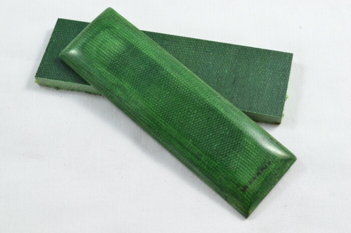 Pair of Forest Green Micarta Knife Scales Knife Making Parts Wood Blanks