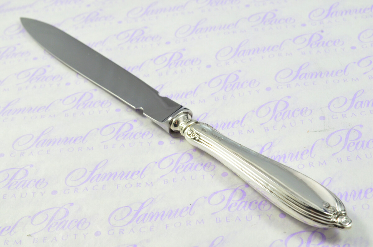 John Biggin Sheffield Sterling Silver Handled Letter Opener Keelham Pattern 1917 Cased - Image 8