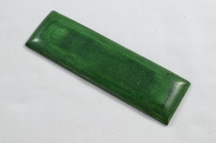 Pair of Forest Green Micarta Knife Scales Knife Making Parts Wood Blanks - Image 3