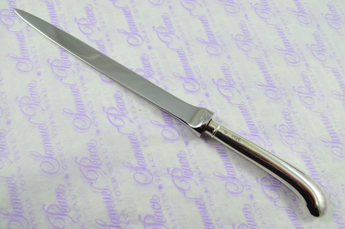 FCO & Co Sheffield Sterling Silver Handled Letter Opener/Paper knife Pistol Pattern 1910 - Image 3