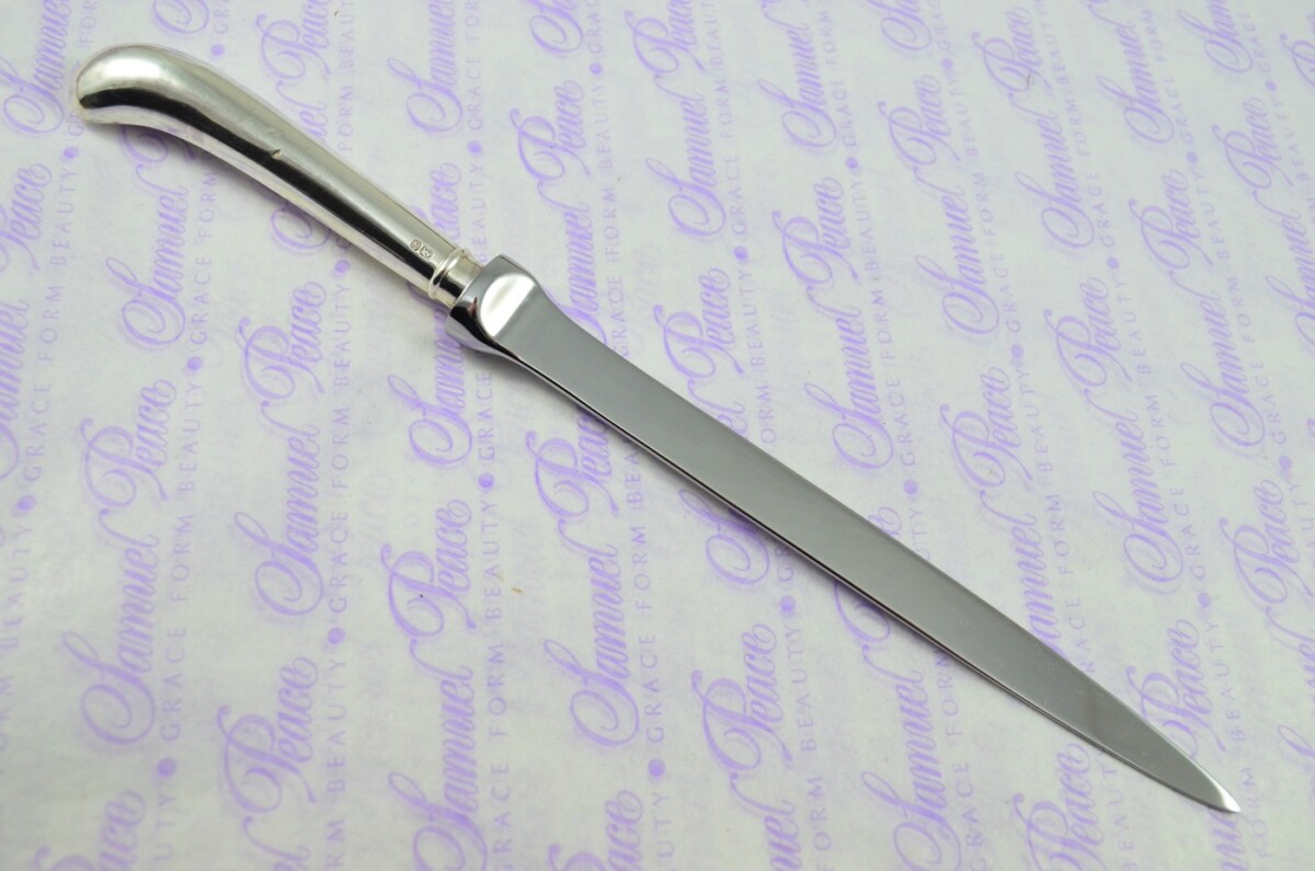 FCO & Co Sheffield Sterling Silver Handled Letter Opener/Paper knife Pistol Pattern 1910 - Image 4