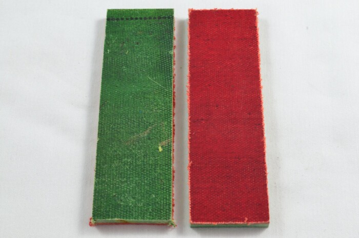 Pair of Festive Red Micarta Knife Scales Knife Making Parts Wood Blanks - Image 2