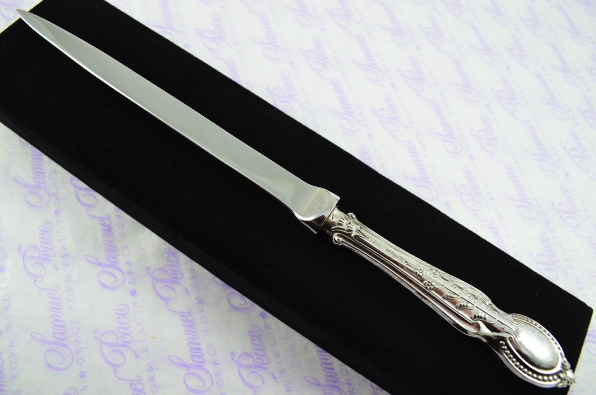 George Beatson Sheffield Sterling Silver Handled Letter Opener/Paper knife Colmonell Pattern 1928