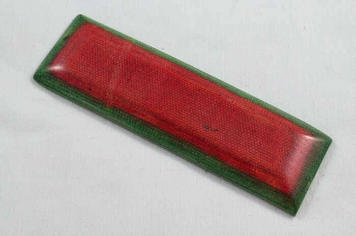 Pair of Festive Red Micarta Knife Scales Knife Making Parts Wood Blanks - Image 3