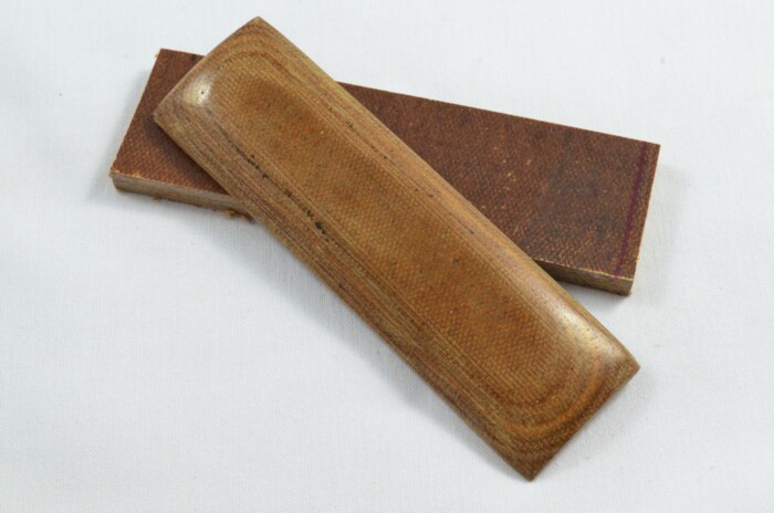 Pair of Desert Brown Micarta Wood Knife Scales Knife Making Parts Wood Blanks