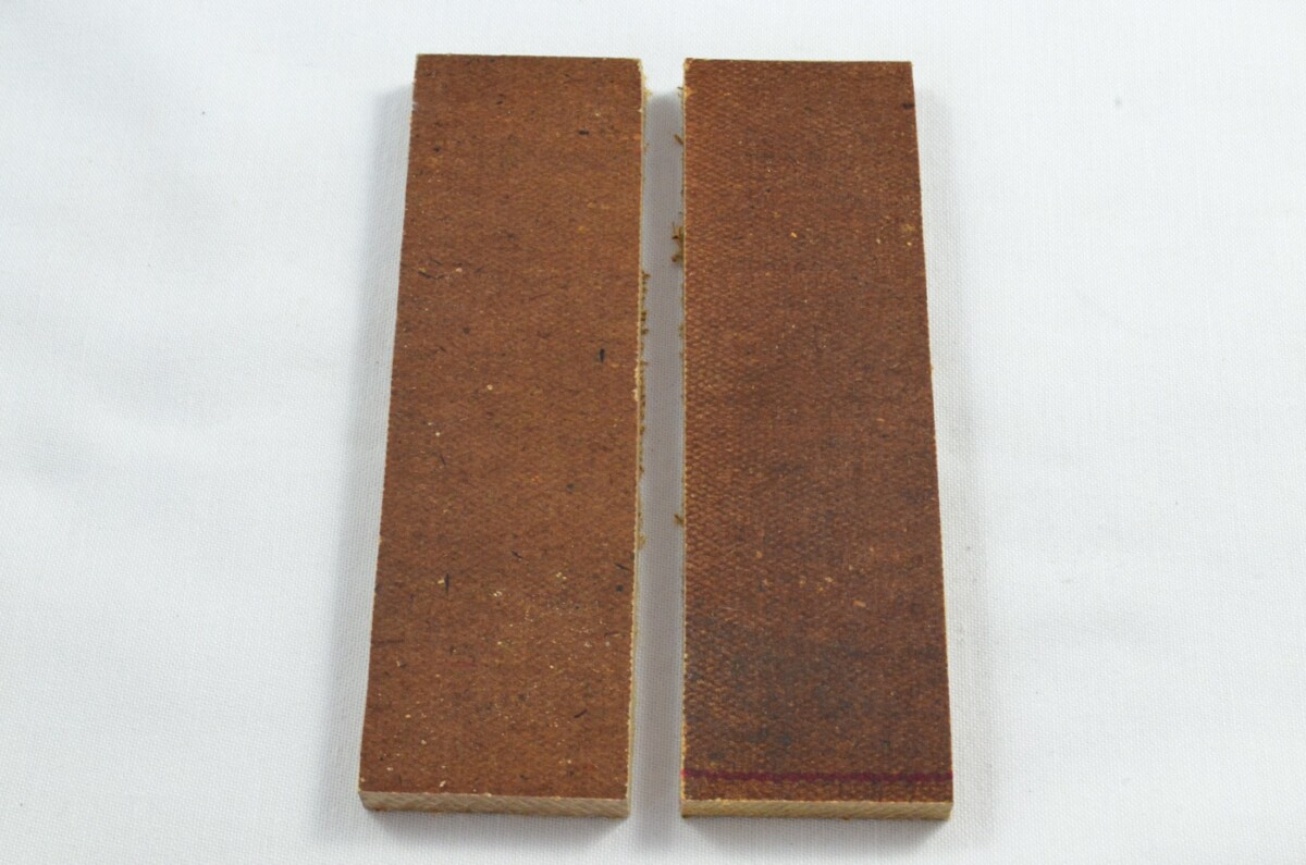 Pair of Desert Brown Micarta Wood Knife Scales Knife Making Parts Wood Blanks - Image 2