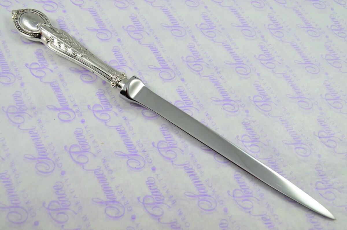 George Beatson Sheffield Sterling Silver Handled Letter Opener/Paper knife Colmonell Pattern 1928 - Image 4