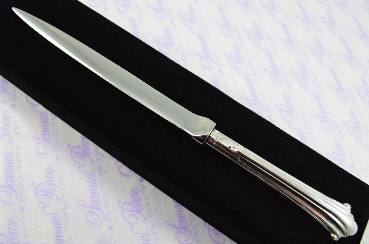 Allen & Darwin Sheffield Sterling Silver Handled Letter Opener/Paper knife Albany Pattern 1904