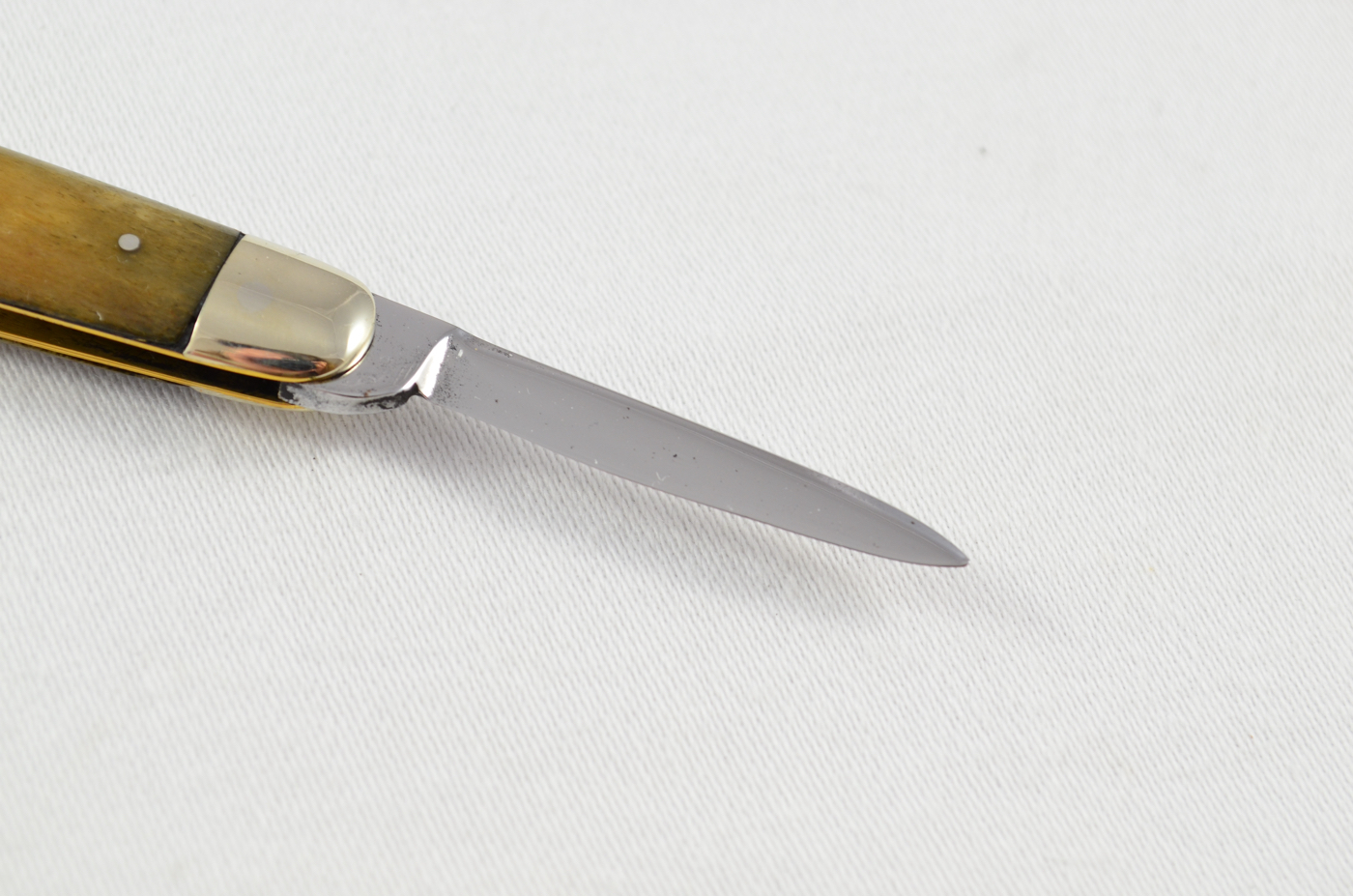 Henry Barnscorne & Sons 2 Piece Buffalo Horn Handled Pen Knife c.1910 Sheffield - Image 3