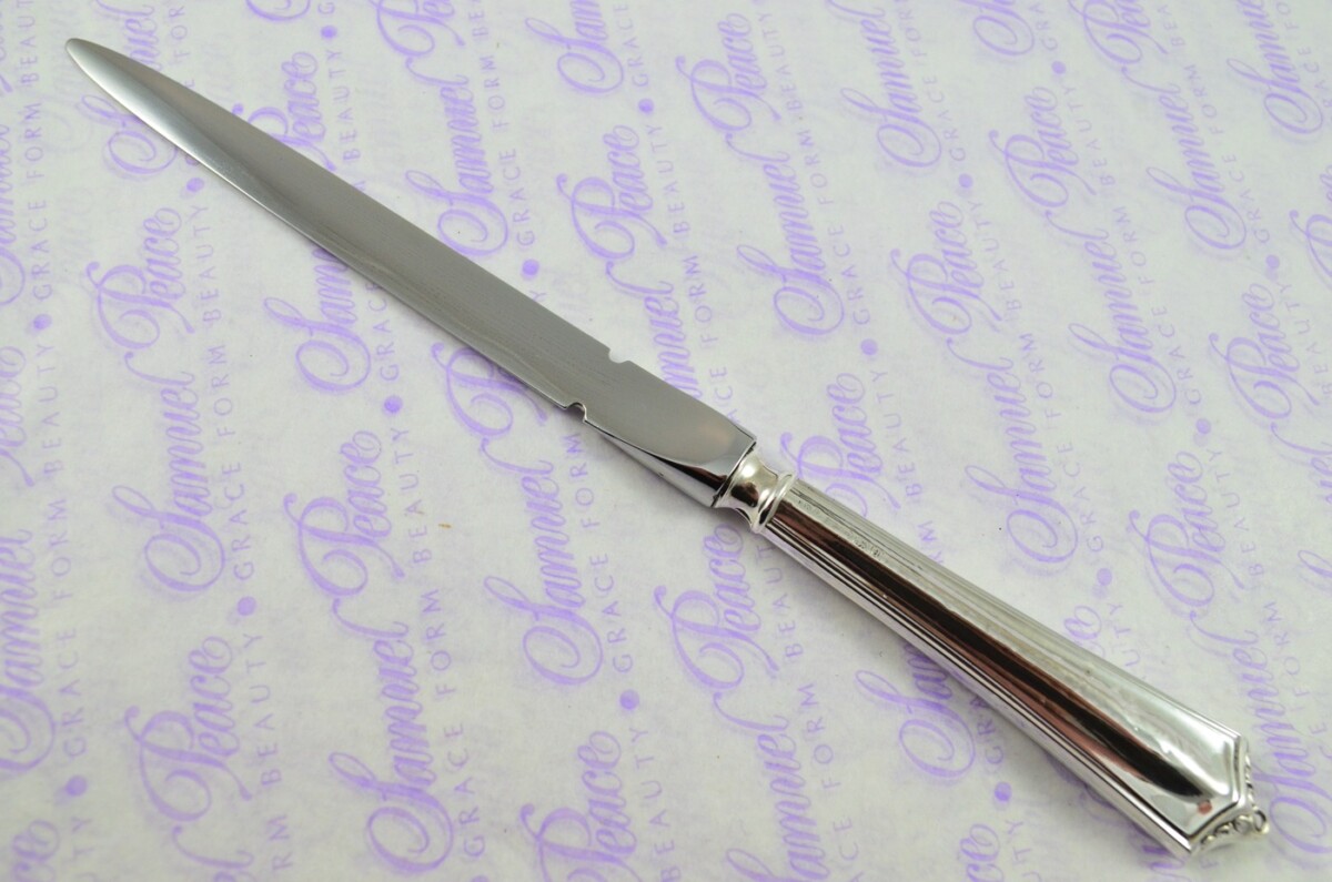 C W Fletcher Sheffield Sterling Silver Handled Letter Opener/Paper knife St Madoes Pattern 1918 - Image 2