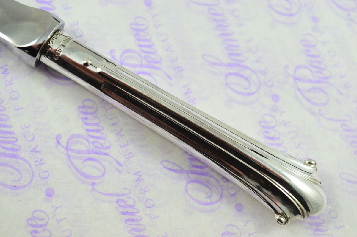 Allen & Darwin Sheffield Sterling Silver Handled Letter Opener/Paper knife Albany Pattern 1904 - Image 3