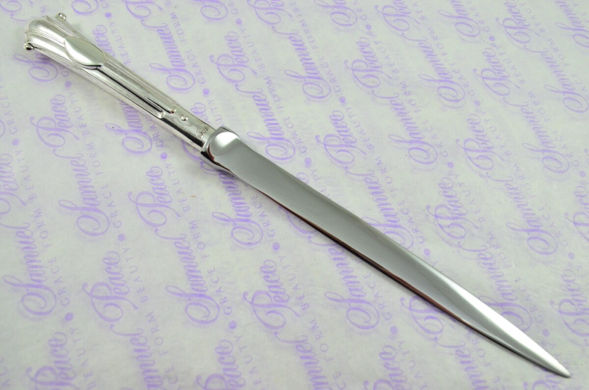 Allen & Darwin Sheffield Sterling Silver Handled Letter Opener/Paper knife Albany Pattern 1904 - Image 4