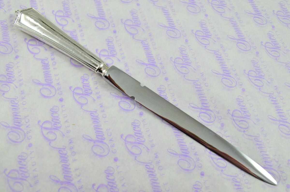 C W Fletcher Sheffield Sterling Silver Handled Letter Opener/Paper knife St Madoes Pattern 1918 - Image 4