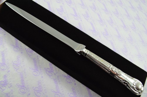 Kings Pattern Birmingham Sterling Silver Handled Letter Opener 1829 Boxed