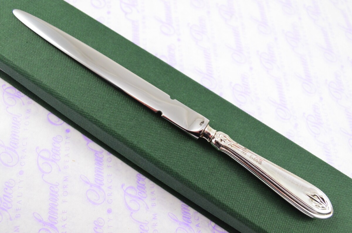 William Yates Sheffield Sterling Silver Handled Letter Opener/Paper knife Tullialan Pattern 1916